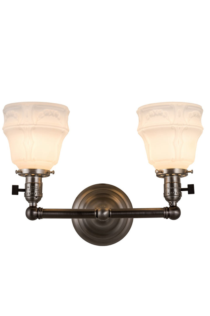 Meyda Tiffany Revival Garland 184763 Bath Vanity Light 16 in. wide - Nickel
