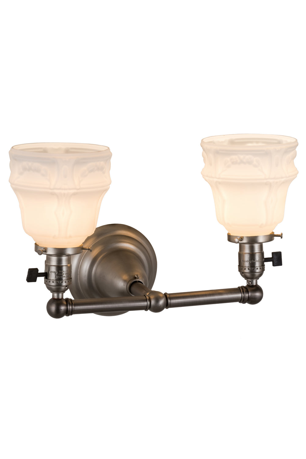 Meyda Tiffany Revival Garland 184763 Bath Vanity Light 16 in. wide - Nickel