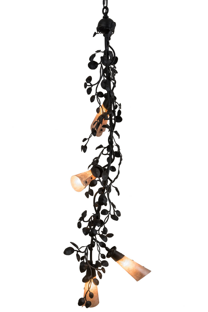 Meyda Tiffany Vinca Vine 185117 Chandelier Light - Craftsman Brown