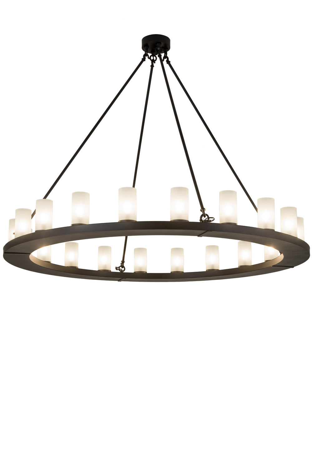 Meyda Tiffany Loxley 185532 Chandelier Light - Craftsman Brown