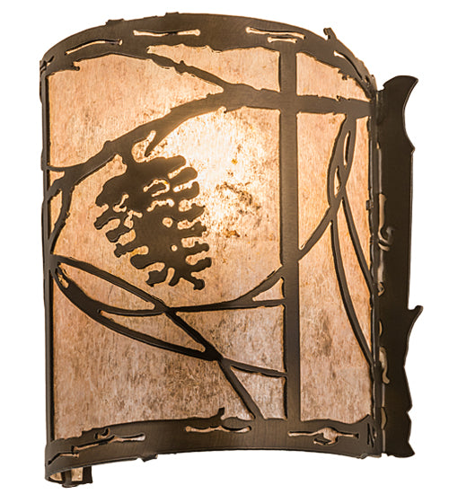 Meyda Tiffany Whispering Pines 78348 Wall Light - Antique Copper