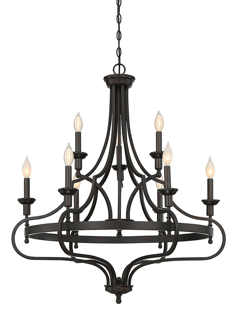 Savoy House Shields 1-9083-9-13 Chandelier Light - English Bronze