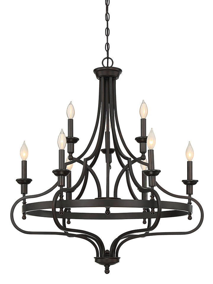 Savoy House Shields 1-9083-9-13 Chandelier Light - English Bronze