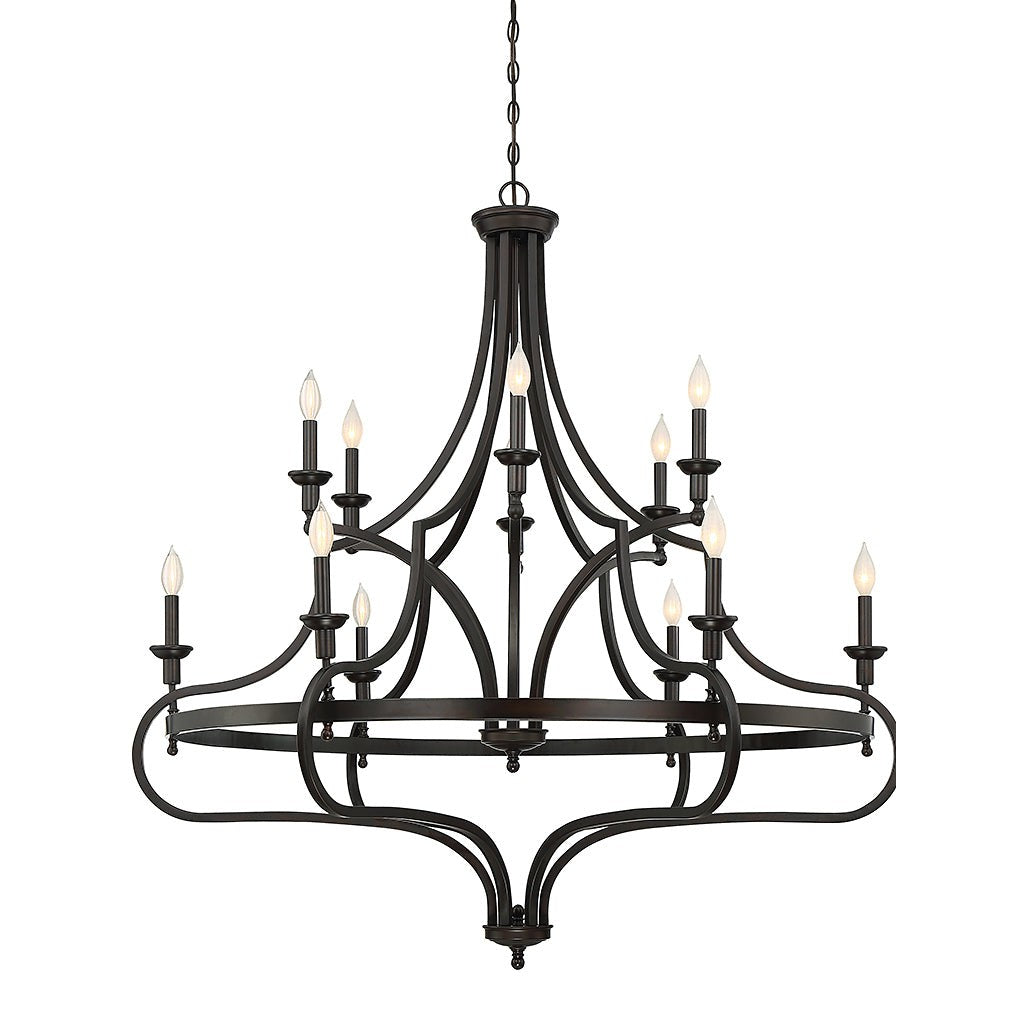 Savoy House Shields 1-9084-12-13 Chandelier Light - English Bronze