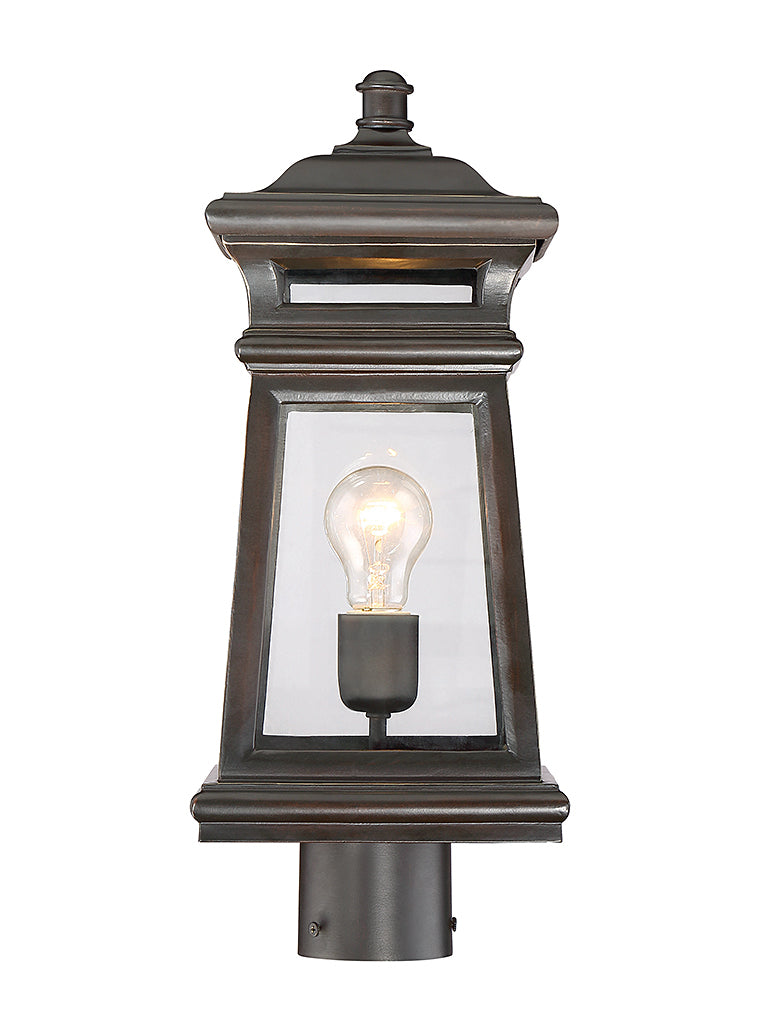 Savoy House Lighting 5-244-213  Taylor Outdoor English Bronze With Gold