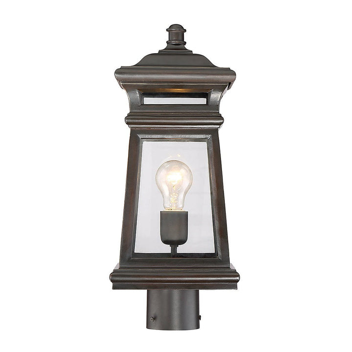 Savoy House Lighting 5-244-213  Taylor Outdoor English Bronze With Gold