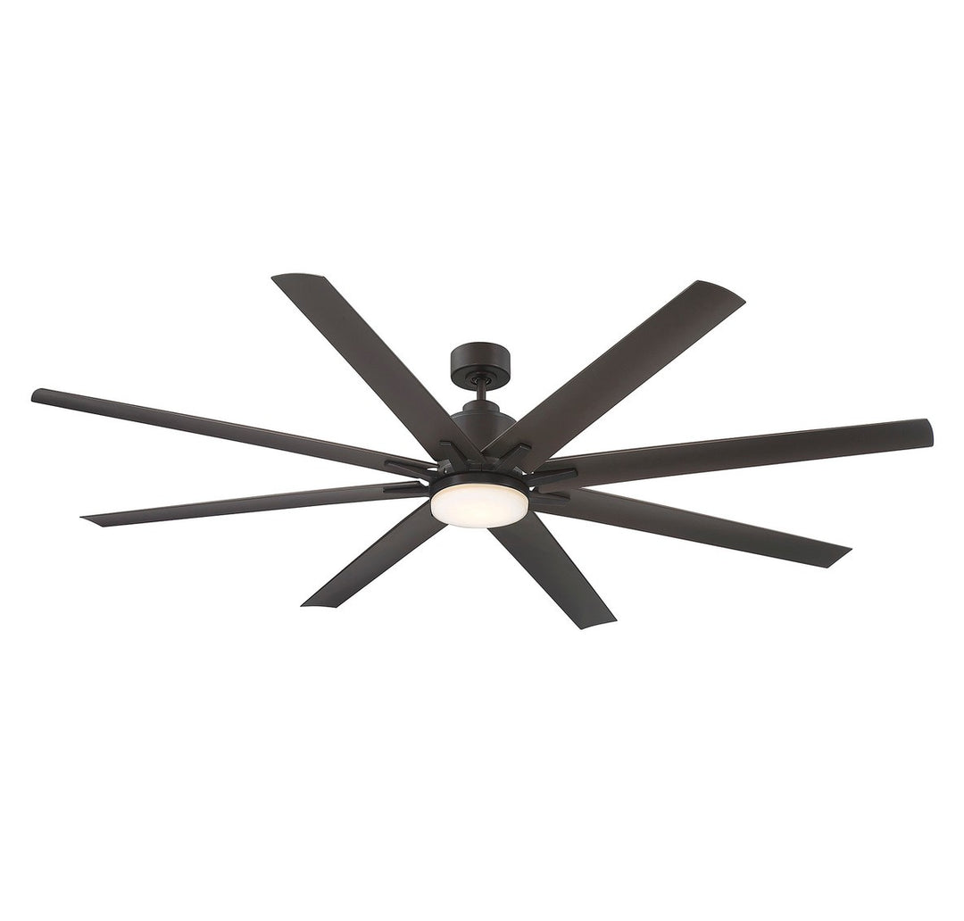 Meridian Bluffton M2025ORB Ceiling Fan 72 - Oil Rubbed Bronze, Silver/