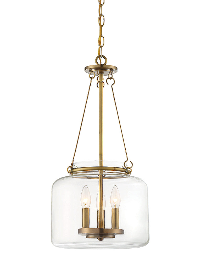 Savoy House Akron 7-9006-3-322 Pendant Light - Warm Brass