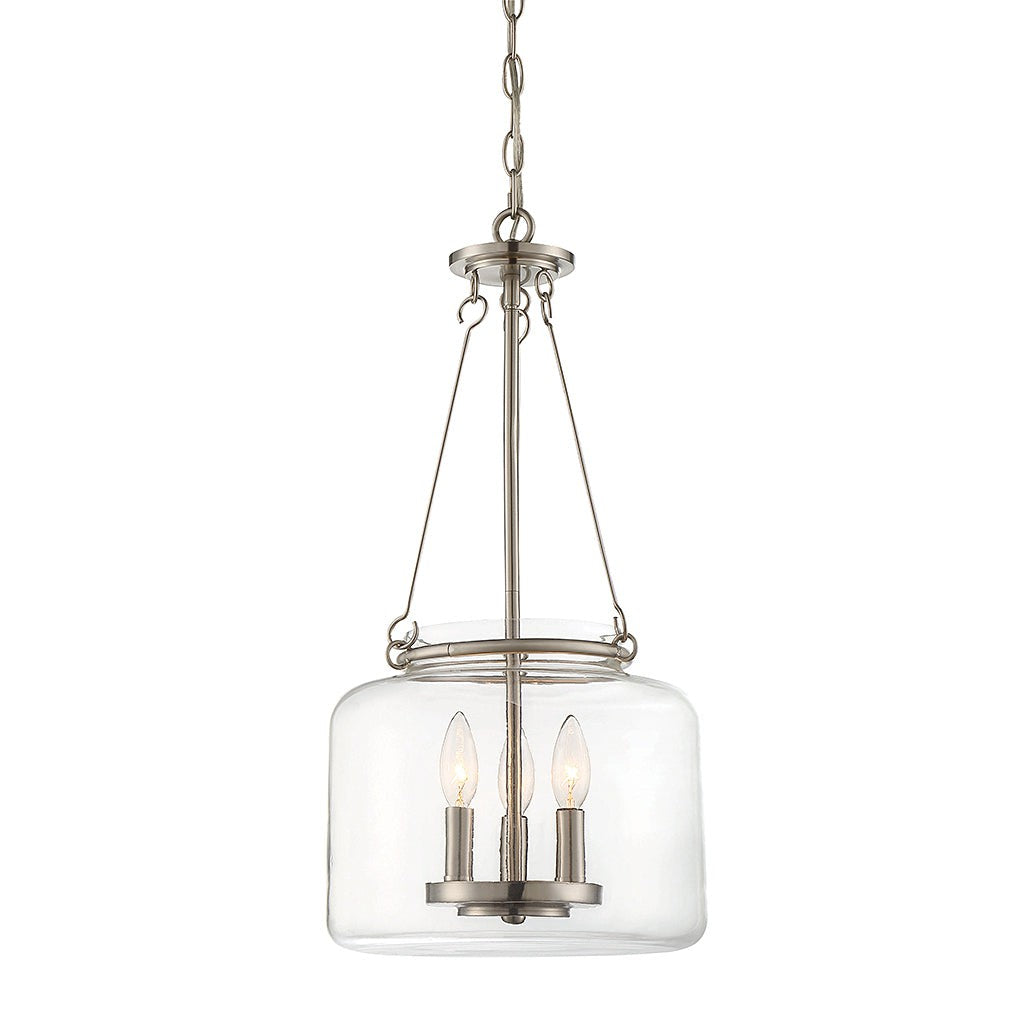 Savoy House Akron 7-9006-3-SN Pendant Light - Satin Nickel