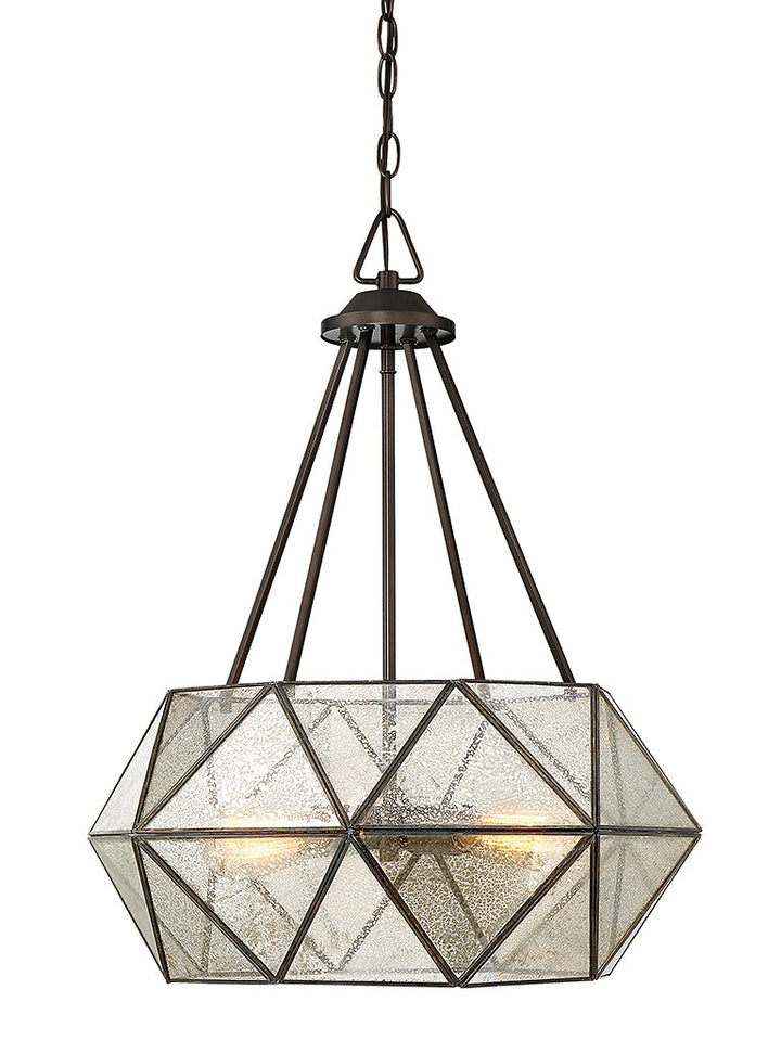 Savoy House Tartan 7-9008-4-28 Pendant Light - Oiled Burnished Bronze