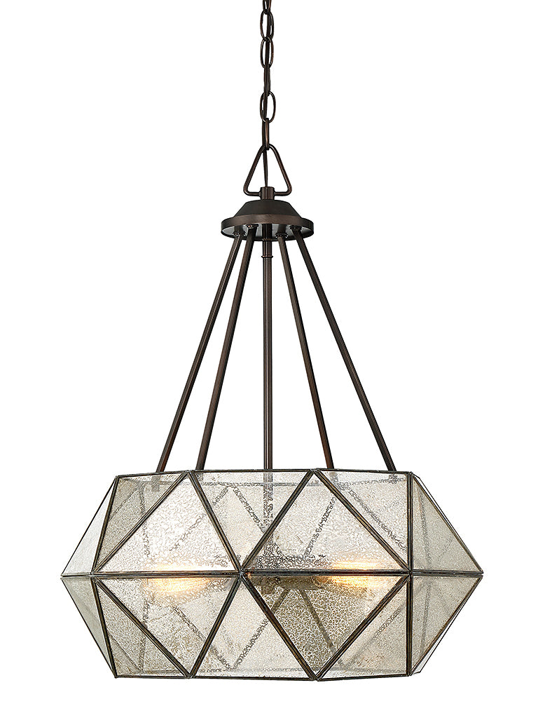 Savoy House Tartan 7-9008-4-28 Pendant Light - Oiled Burnished Bronze