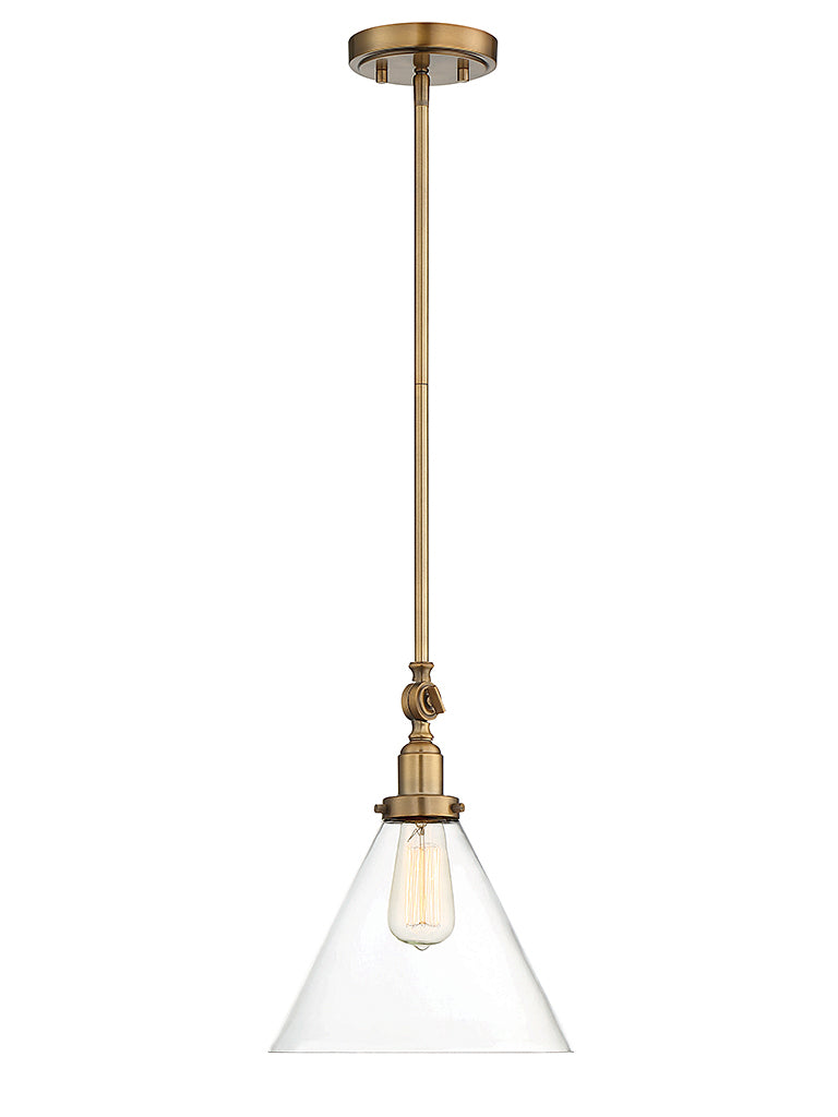 Savoy House Drake 7-9132-1-322 Pendant Light - Warm Brass