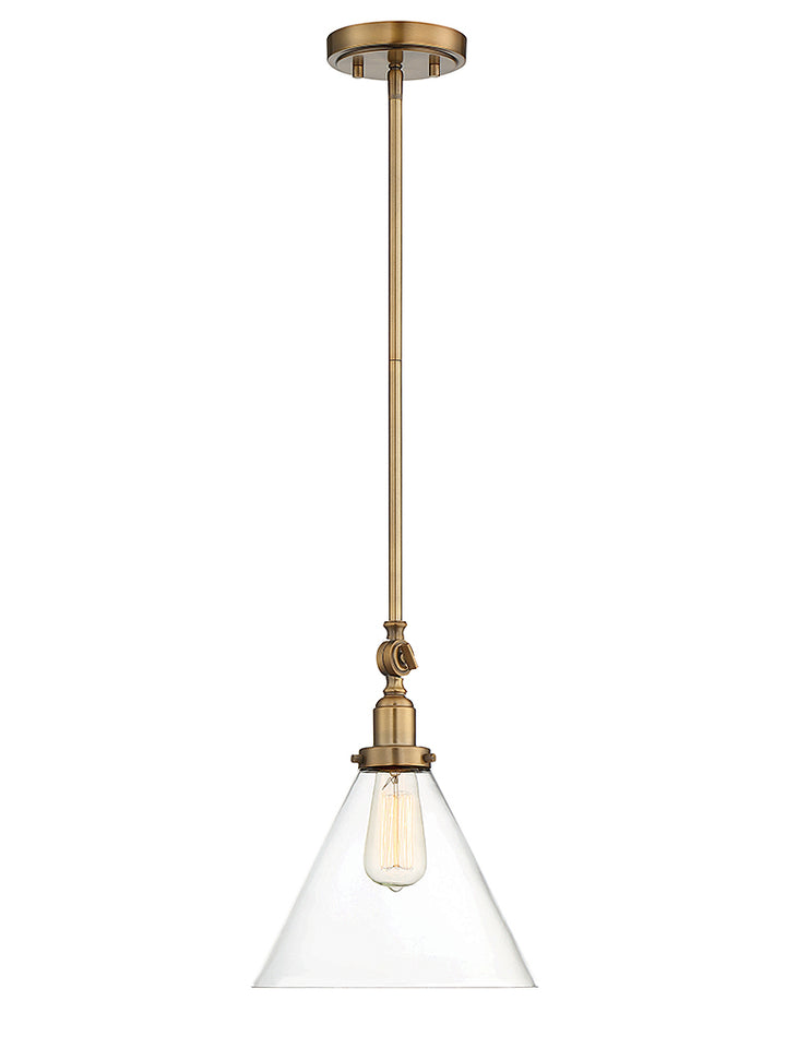 Savoy House Drake 7-9132-1-322 Pendant Light - Warm Brass