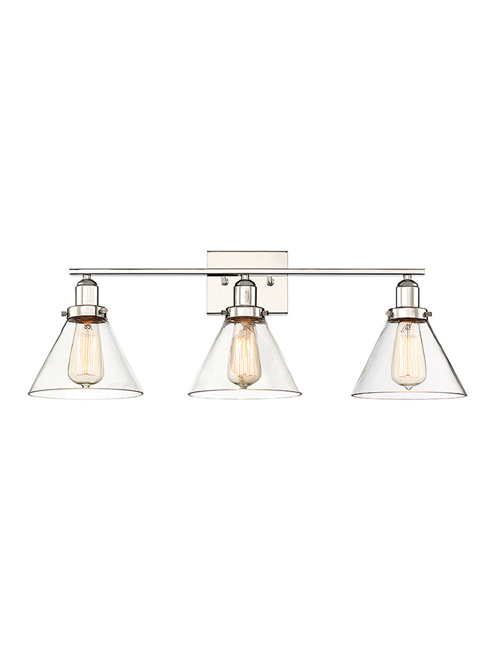 Savoy House Drake 8-9130-3-109 Bath Vanity Light 29 in. wide - Polished Nickel
