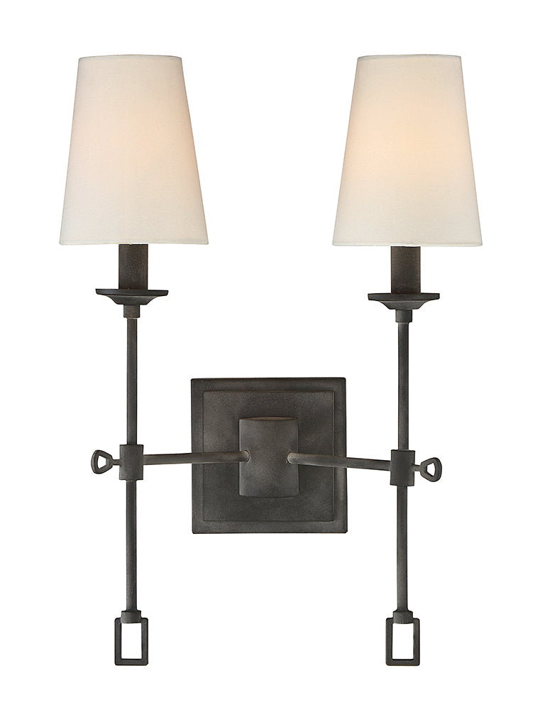 Savoy House Lorainne 9-9004-2-88 Wall Sconce Light - Oxidized Black