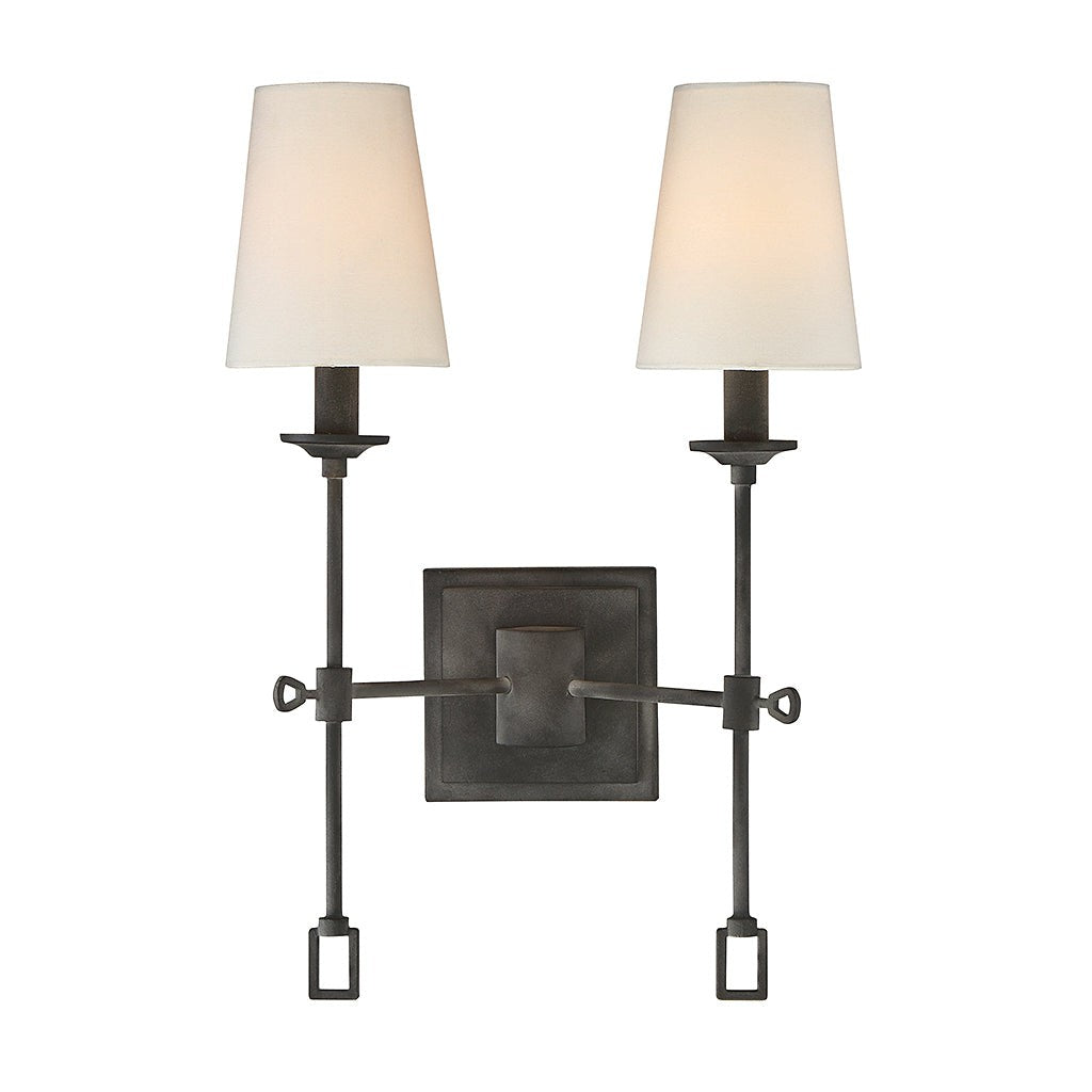 Savoy House Lorainne 9-9004-2-88 Wall Sconce Light - Oxidized Black