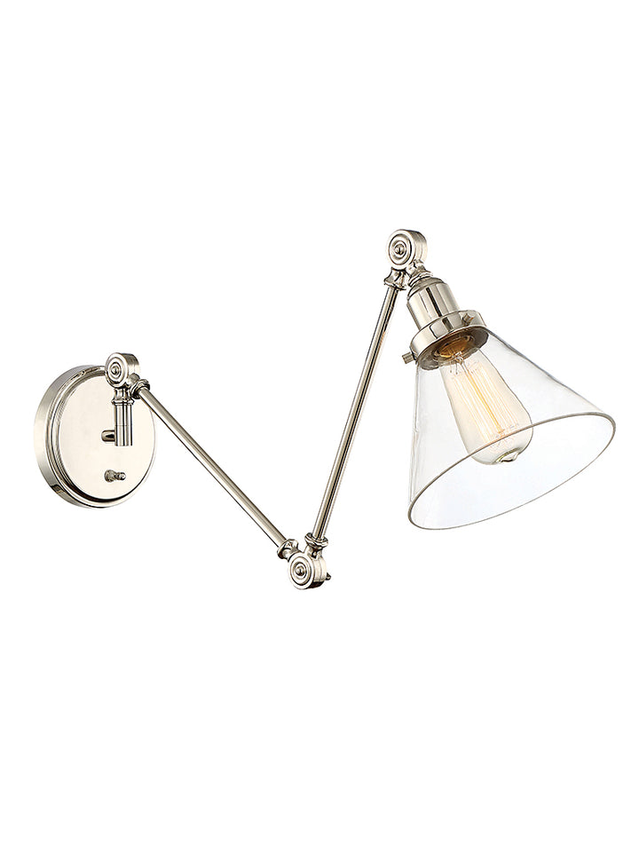 Savoy House Lighting 9-9131CP-1-109  Drake Lamp Polished Nickel