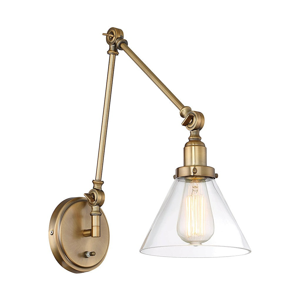 Savoy House Lighting 9-9131CP-1-322  Drake Lamp Warm Brass