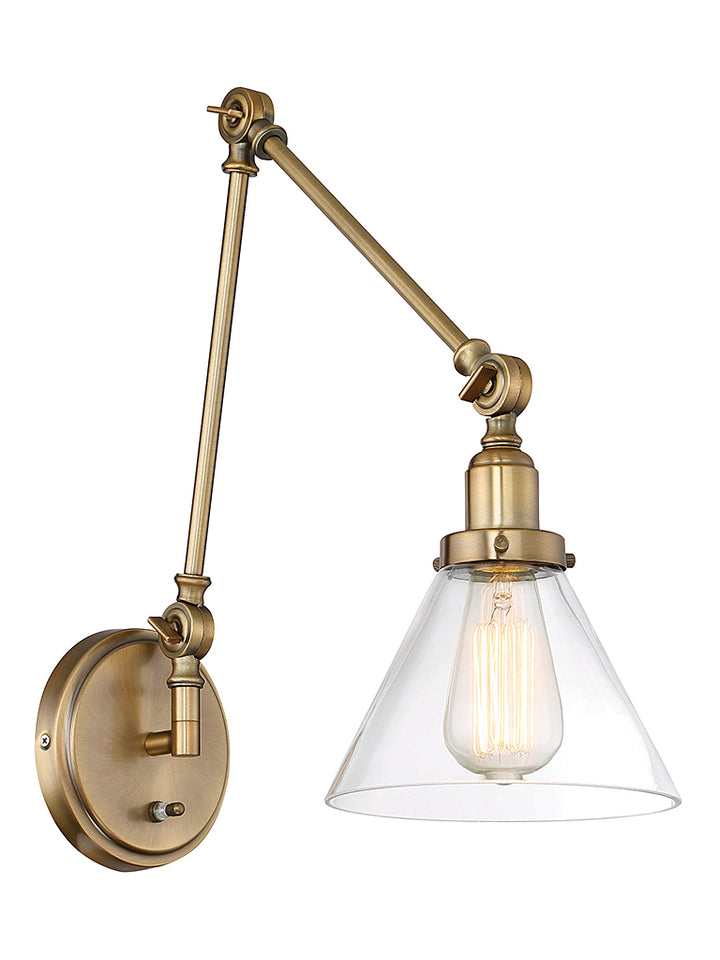 Savoy House Lighting 9-9131CP-1-322  Drake Lamp Warm Brass