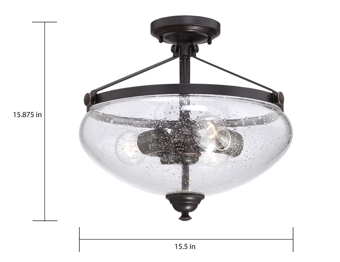 Nuvo Laurel 60-5544 Ceiling Light - Sudbury Bronze