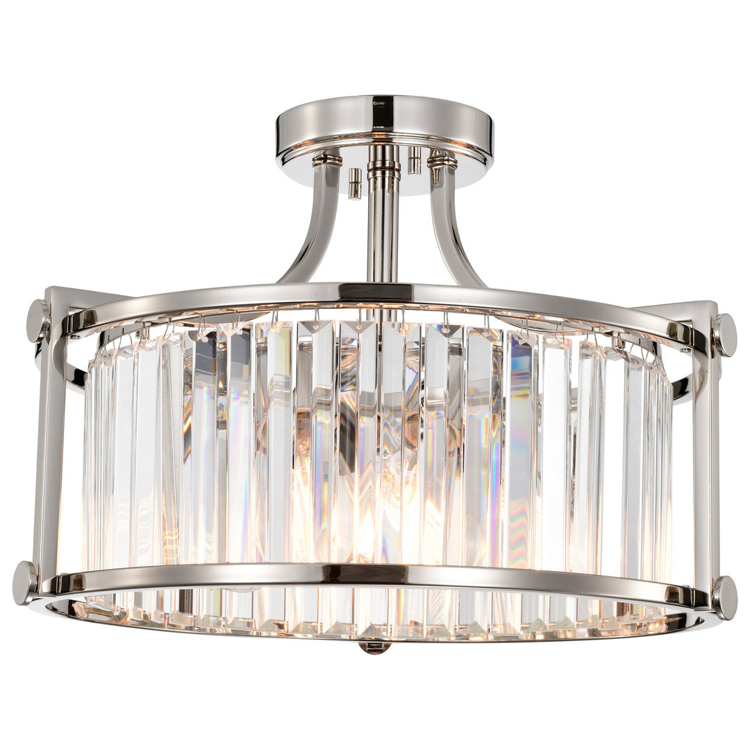 Nuvo Krys 60-5763 Ceiling Light - Polished Nickel, Polished Nickel Finish"/
