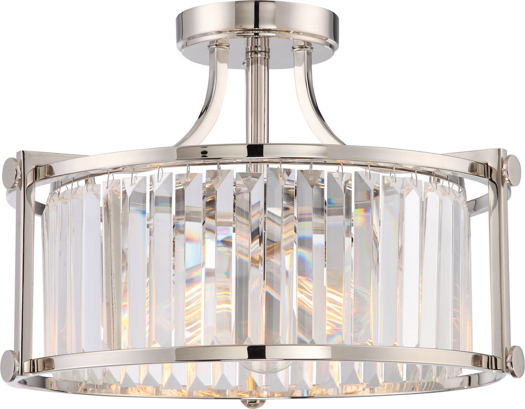 Nuvo Krys 60-5763 Ceiling Light - Polished Nickel, Polished Nickel Finish"/