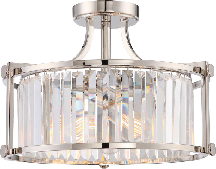 Nuvo Krys 60-5763 Ceiling Light - Polished Nickel, Polished Nickel Finish"/