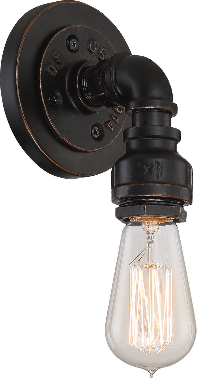 Nuvo Iron 60-5791 Wall Light - Industrial Bronze, Antique Bronze Finish"/