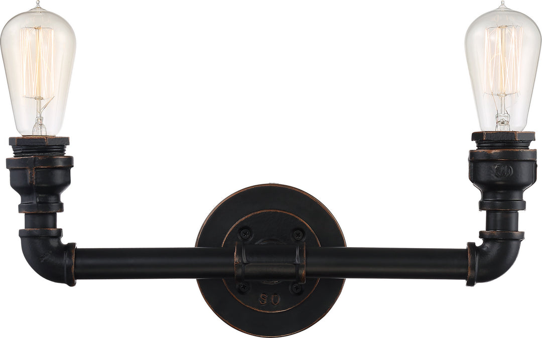 Nuvo Iron 60-5792 Bath Vanity Light 20 in. wide - Industrial Bronze, Antique Bronze Finish"/