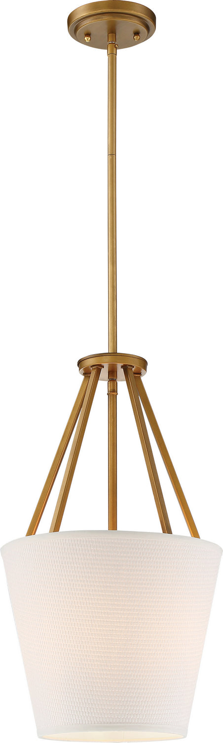 Nuvo Seneca 60-5842 Pendant Light - Natural Brass