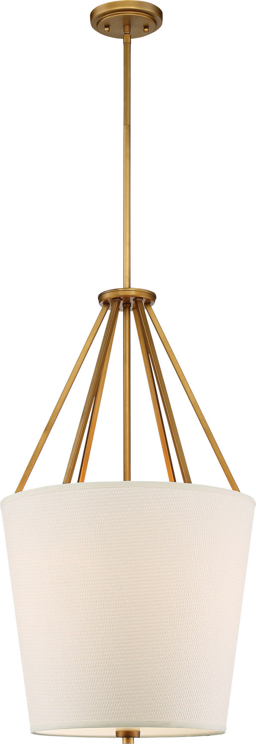 Nuvo Seneca 60-5844 Pendant Light - Natural Brass