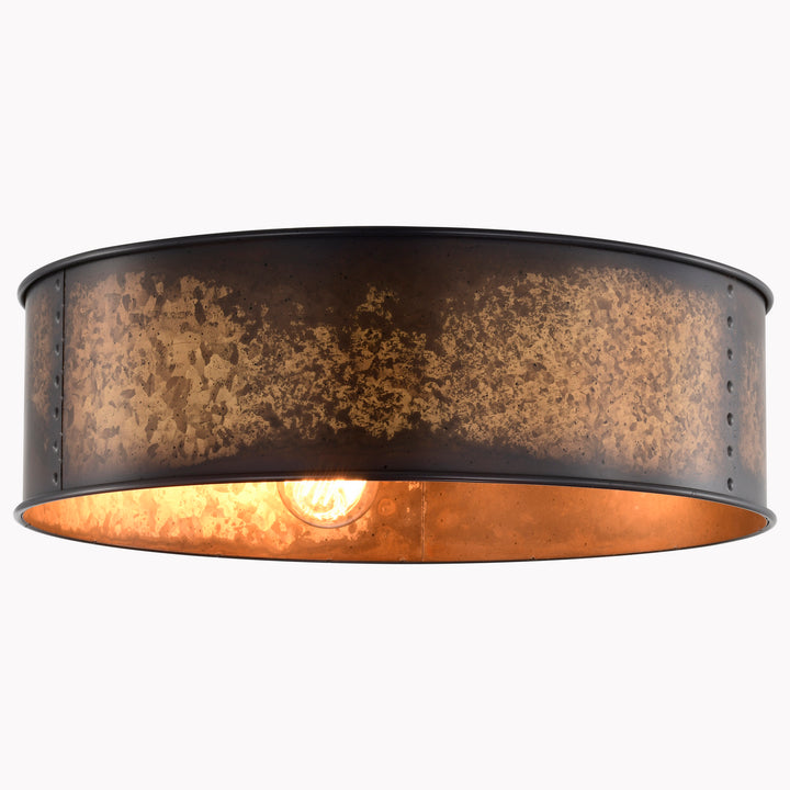 Nuvo Kettle 60-5893 Ceiling Light - Weathered Brass, Weathered Brass Finish"/