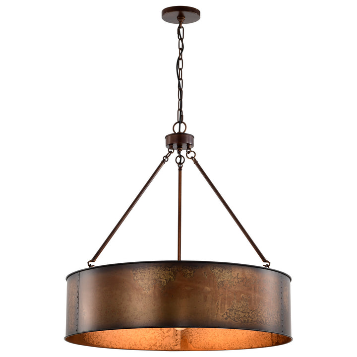 Nuvo Kettle 60-5895 Pendant Light - Weathered Brass,  Antique Copper Finish"/