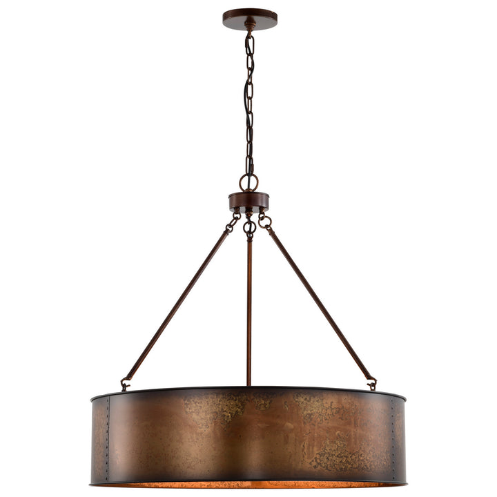 Nuvo Kettle 60-5895 Pendant Light - Weathered Brass,  Antique Copper Finish"/