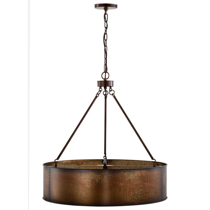 Nuvo Kettle 60-5895 Pendant Light - Weathered Brass,  Antique Copper Finish"/
