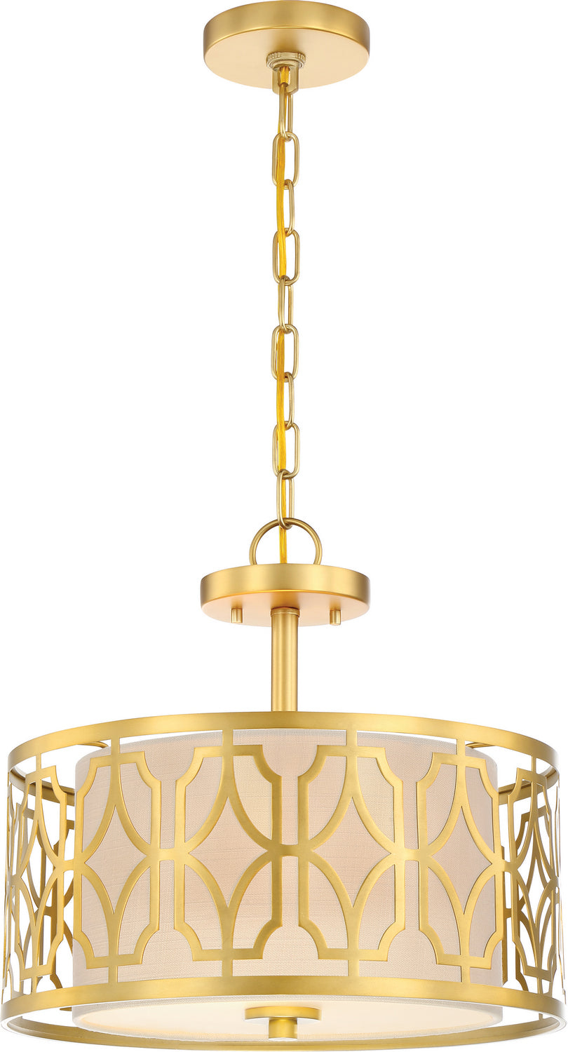 Nuvo Filigree 60-5937 Ceiling Light - Natural Brass
