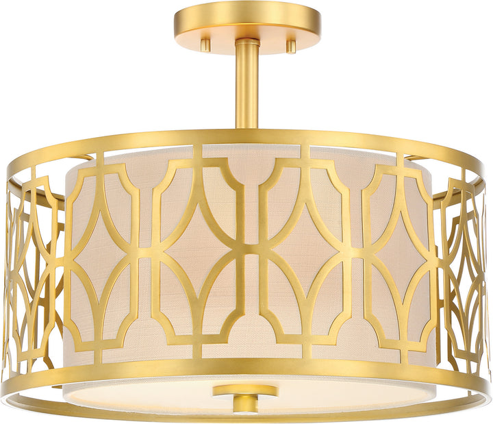 Nuvo Filigree 60-5937 Ceiling Light - Natural Brass