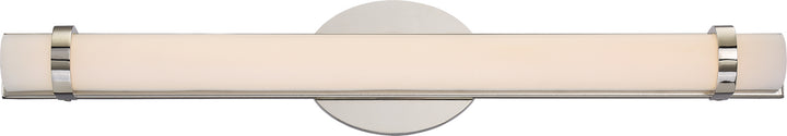 Nuvo Slice 62-932 Bath Vanity Light 24 in. wide - Polished Nickel, Polished Nickel Finish"/