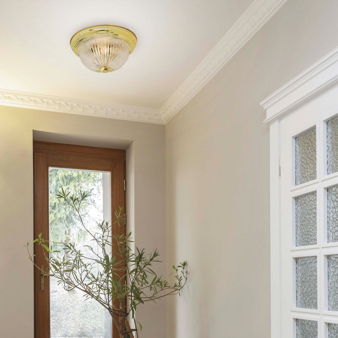 Nuvo SF76-091 Ceiling Light - Polished Brass