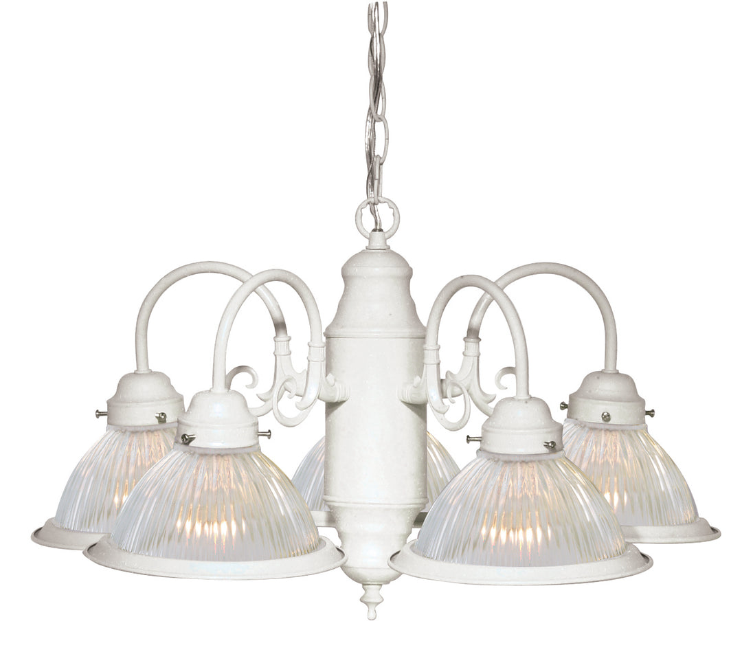 Nuvo SF76-693 Chandelier Light - Textured White