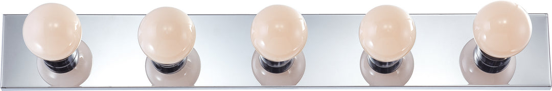 Nuvo Lighting SF77-196  Five Light Vanity Utility Light Chrome