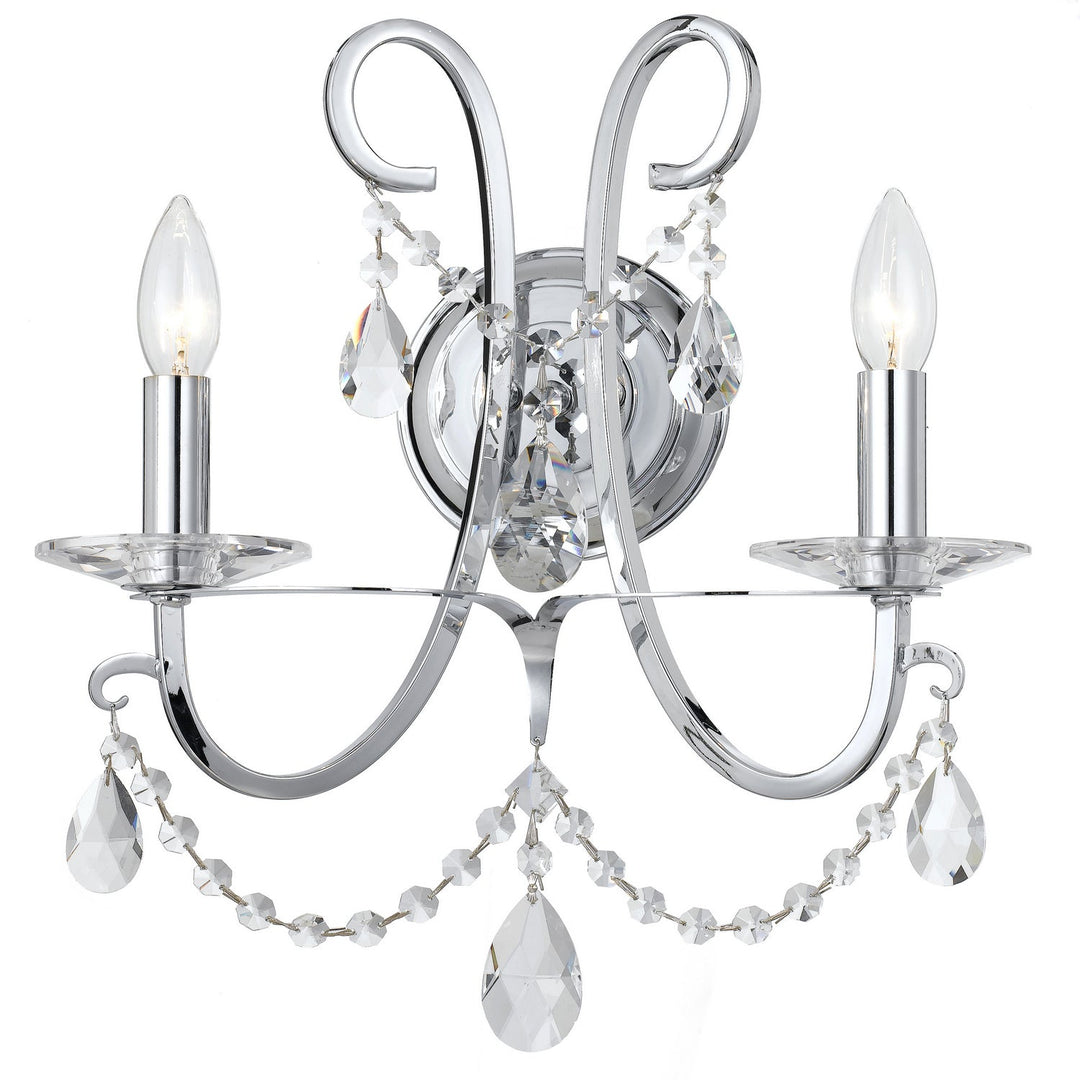 Crystorama Othello 6822-CH-CL-S Wall Light - Polished Chrome