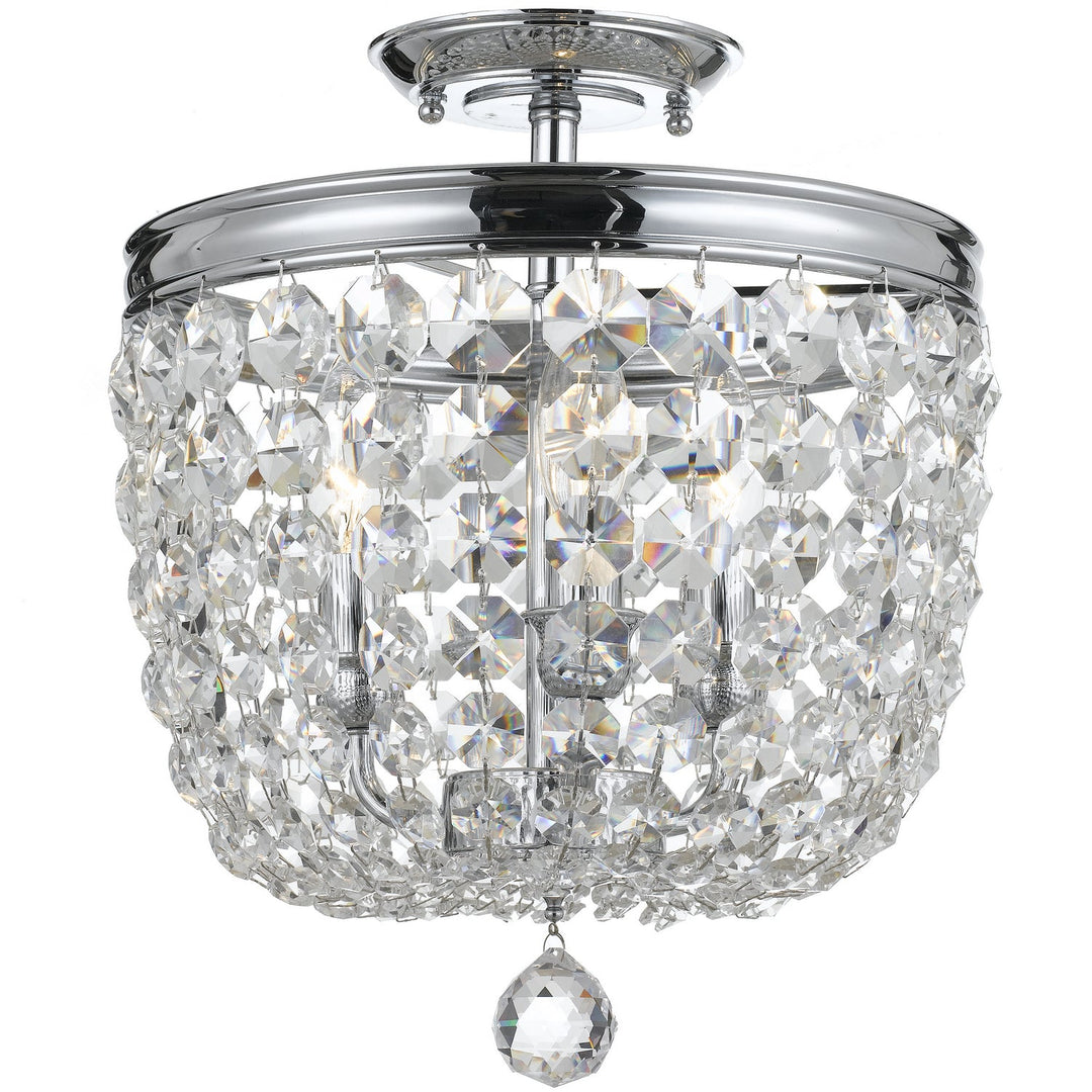 Crystorama Lighting 783-CH-CL-MWP Archer  Polished Chrome