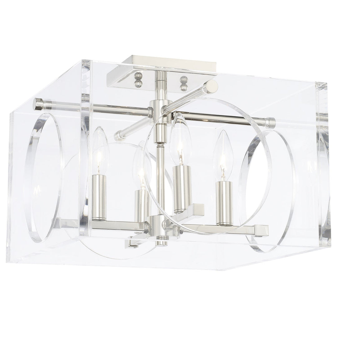 Crystorama Lighting 8870-PN Drake  Polished Nickel