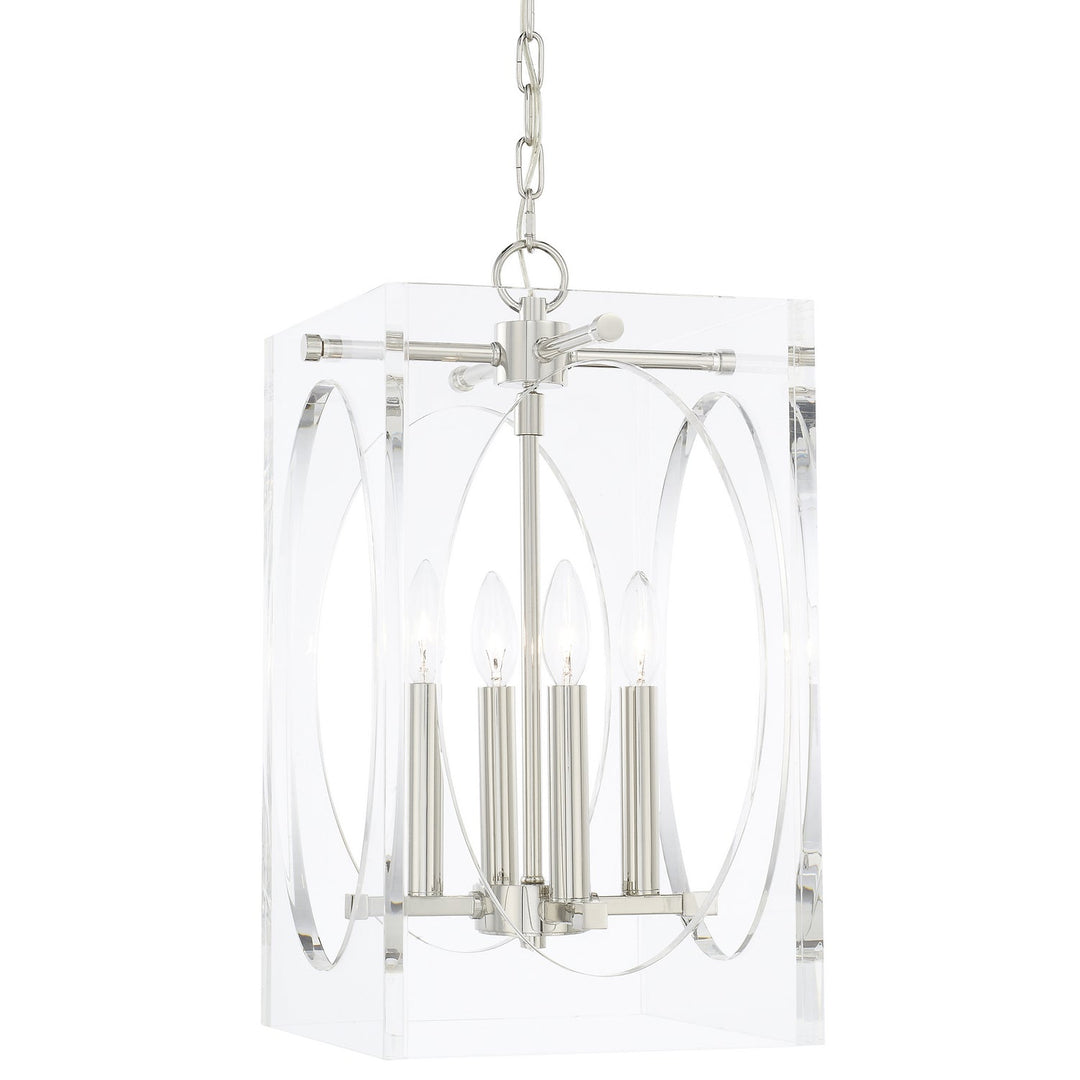 Crystorama Lighting 8874-PN Drake  Polished Nickel