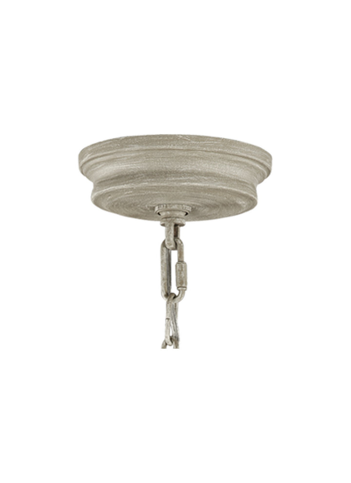 Visual Comfort Studio Beverly F3132/6FWO/DWW Chandelier Light - French Washed Oak / Distressed White Wood