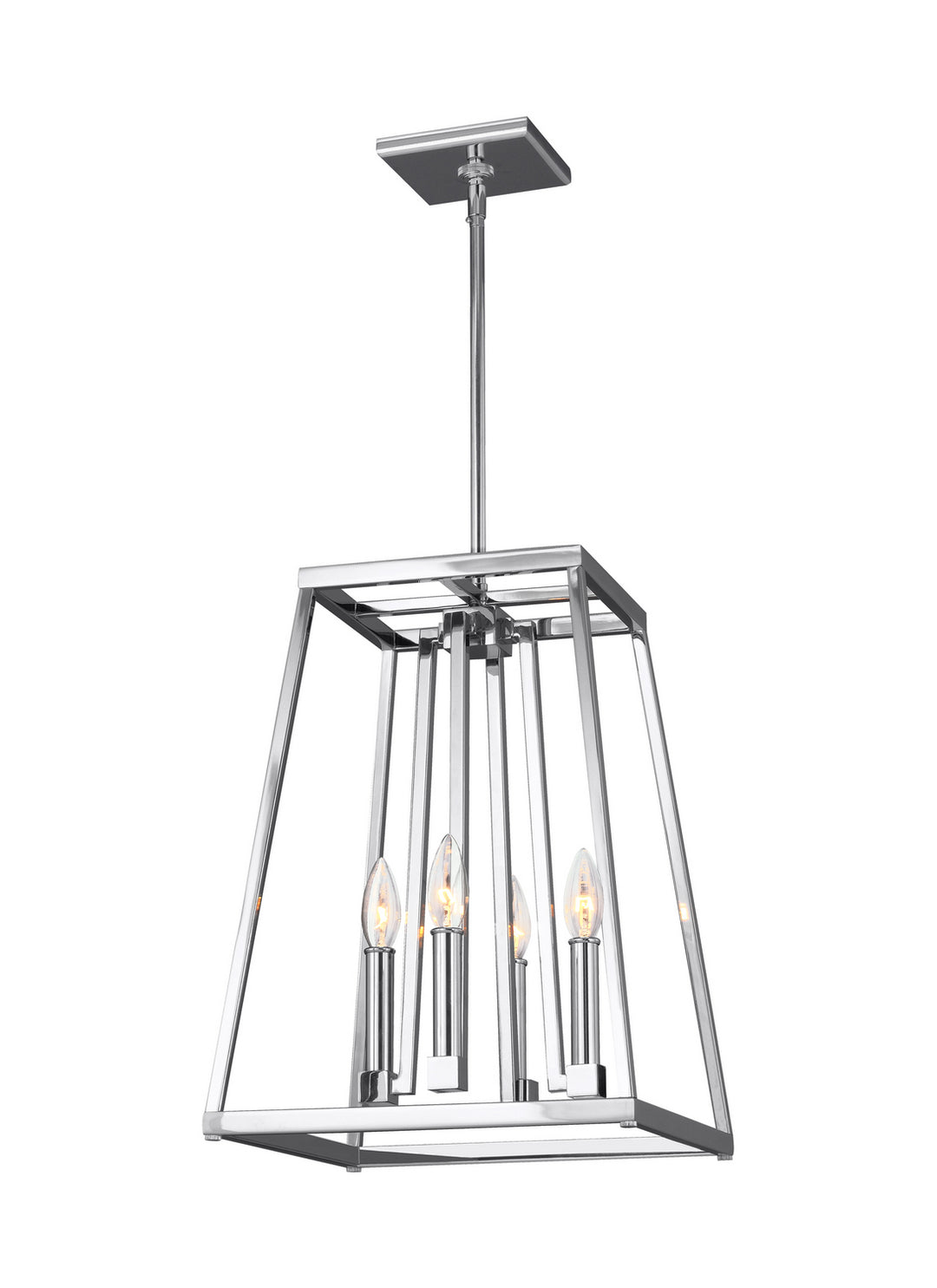 Visual Comfort Studio Conant F3149/4CH Pendant Light - Chrome