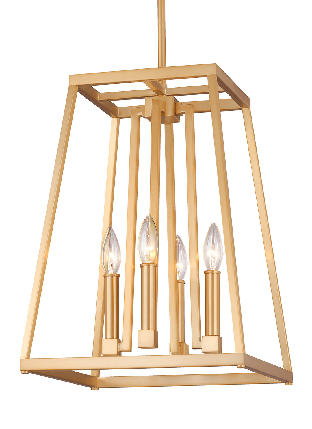 Visual Comfort Studio Conant F3149/4GSB Pendant Light - Gilded Satin Brass