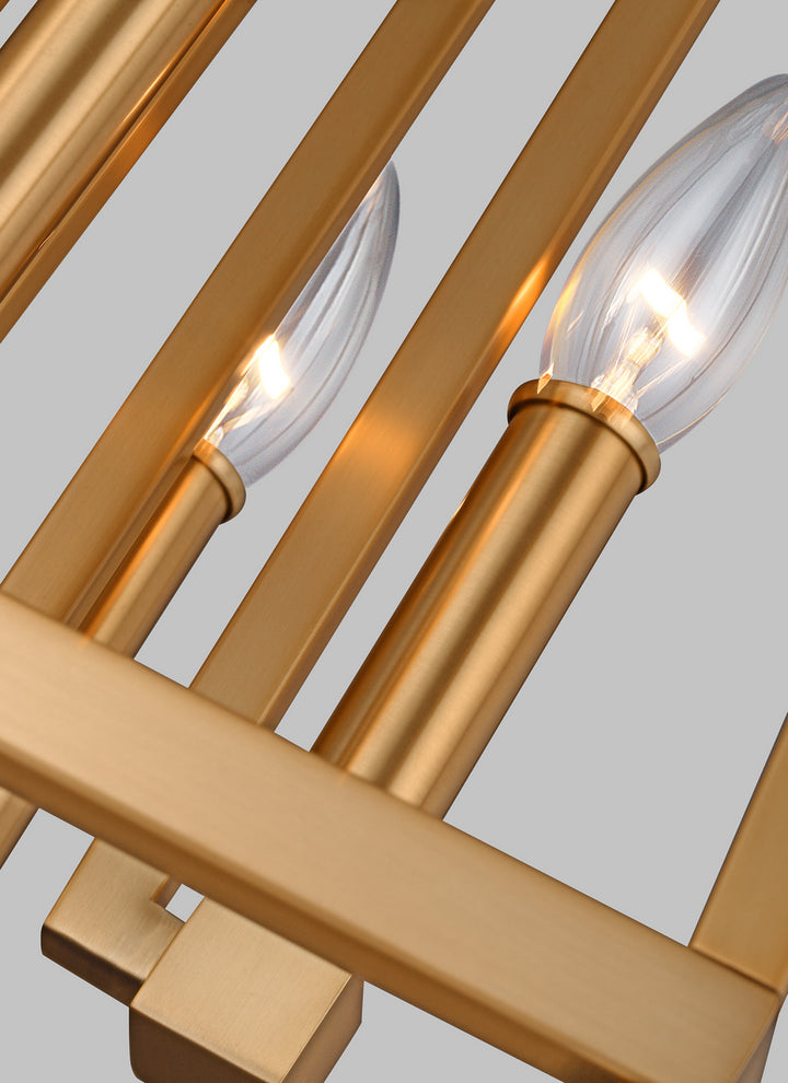 Visual Comfort Studio Conant F3149/4GSB Pendant Light - Gilded Satin Brass