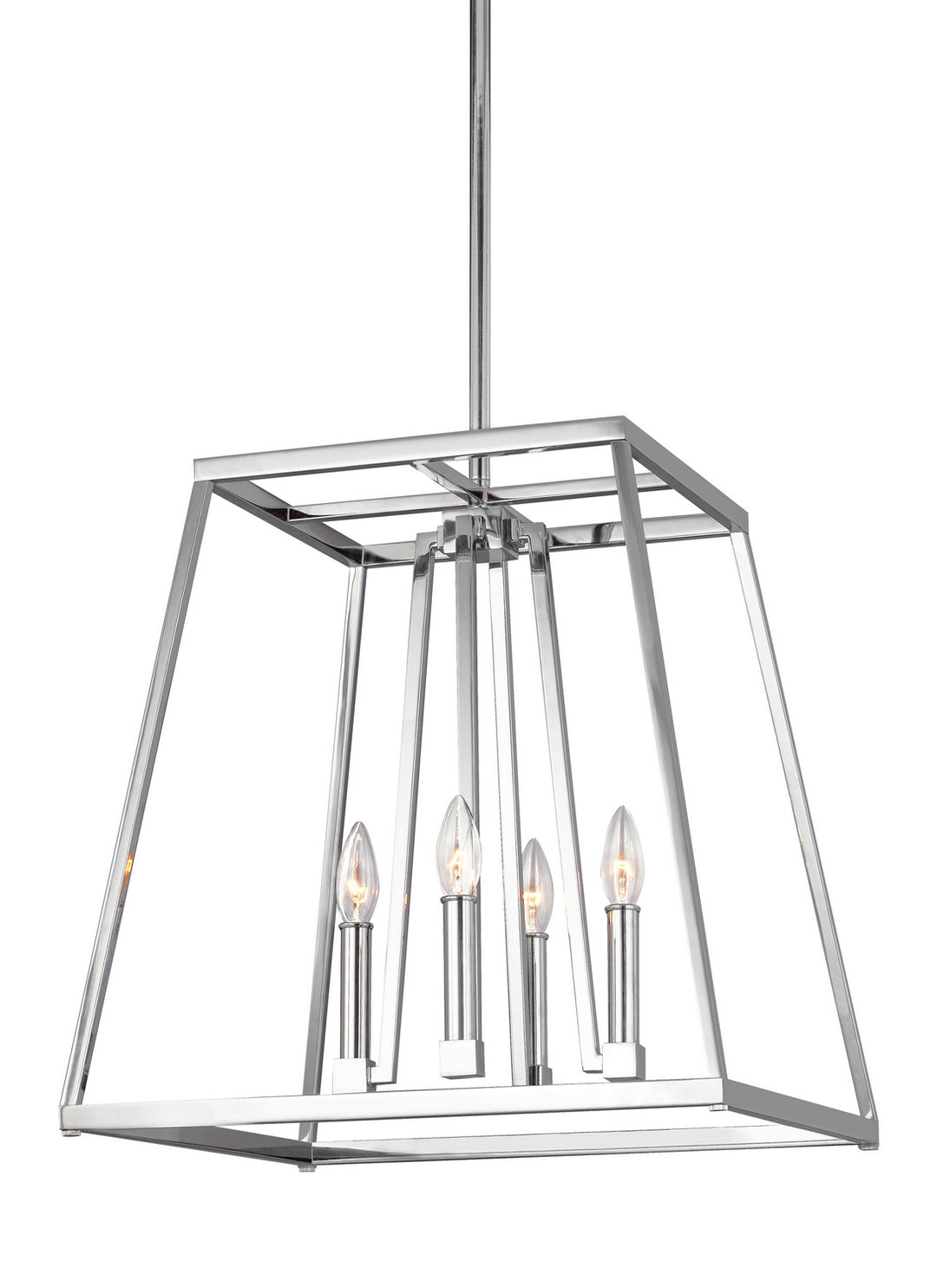 Visual Comfort Studio Conant F3150/4CH Pendant Light - Chrome